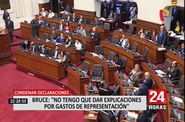 Bruce se niega a rendir cuentas sobre semana de representación pero luego se retracta