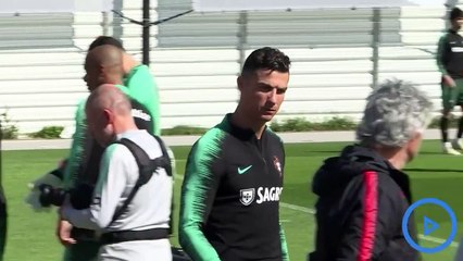 Cristiano Ronaldo bergabung dengan rekan setimnya di Portugal menjelang kualifikasi Euro 2020