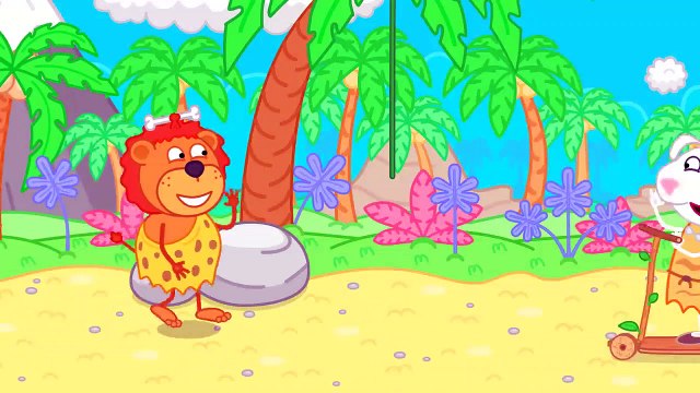 Lion de la Famille ⛑️ Lavez-vous les Mains: l'Immunité vs Bactéries dessin animé Pour Enfants