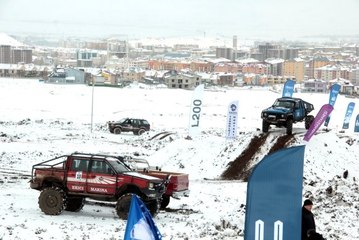 Erzurum'da Off-road Yarışları Nefes Kesti