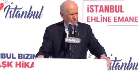 MHP Lideri Bahçeli, Yenikapı Mitinginde Konuşuyor
