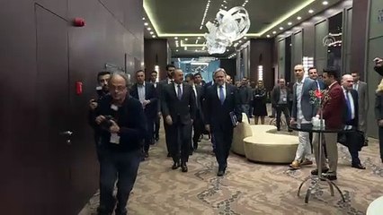 Çavuşoğlu ve  Katrugalos - Heyetlerarası görüşme - ANTALYA
