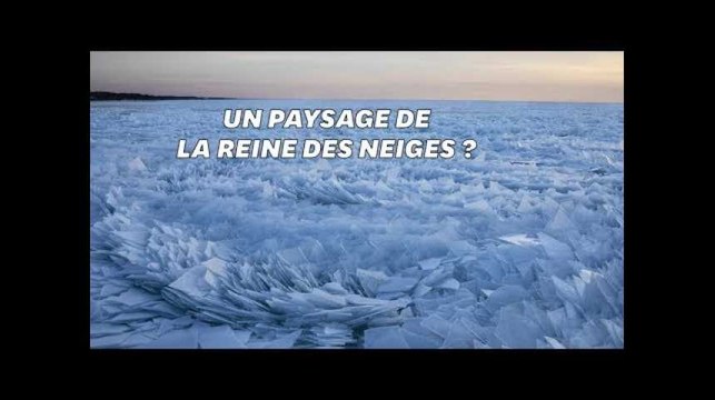 Le lac Michigan n’a jamais autant ressemblé à un décor de conte de fées