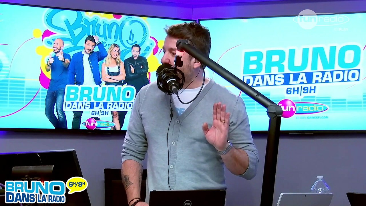 Vacher casse une télévision en direct (21/03/2019) - Bruno dans la Radio