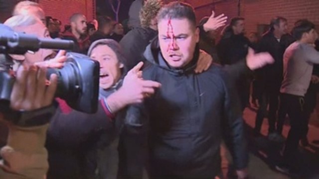 Disturbios frente a la casa del presunto asesino de un vecino en Vallecas