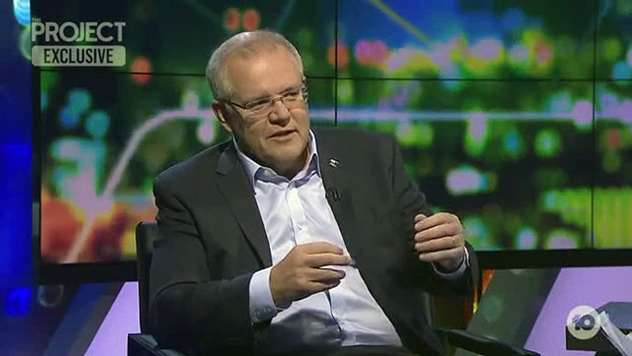 Waleed Aly face-to-face Scott Morrison