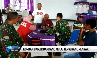Pascabanjir Bandang Sentani, Korban Banjir Mulai Terserang Penyakit