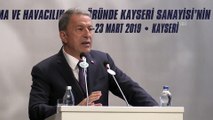 Milli Savunma Bakanı Akar: '(Savunma sanayi) Ambargolardan, tahditlerden korkmayalım' - KAYSERİ
