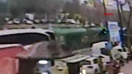 Halk otobüsü dehşeti kamerada