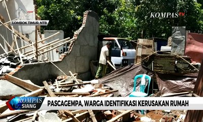 Pascagempa Lombok Timur, Warga Identifikasi Kerusakan Rumah