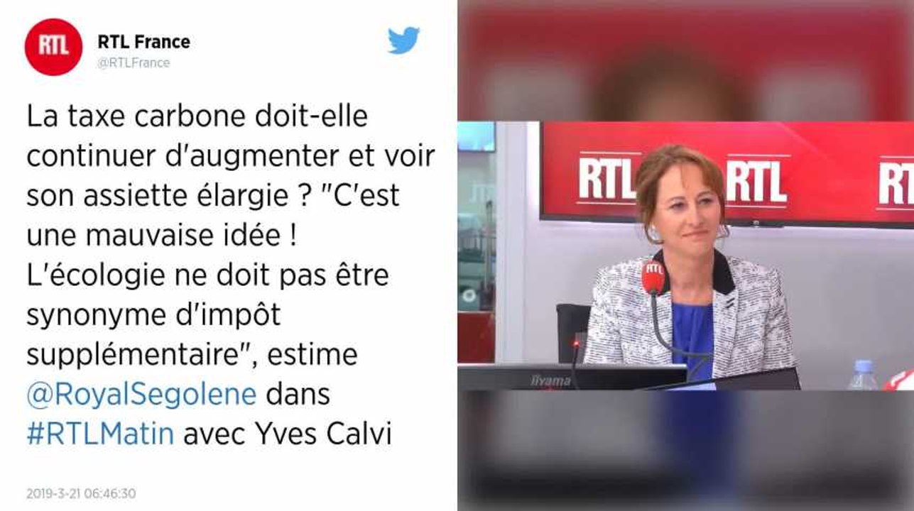 Taxe carbone. Ségolène Royal a rejeté la nouvelle version proposée par le Conseil d’analyse économique.