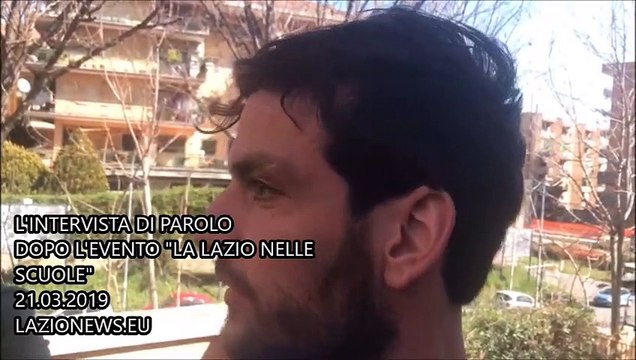 L'intervista di Parolo dopo l'evento La Lazio nelle scuole