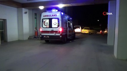 Eşler arasında çıkan tartışma hastanede bitti