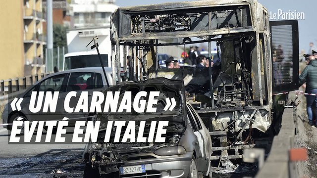 Italie : un «carnage» évité après la prise en otage de collégiens dans un bus