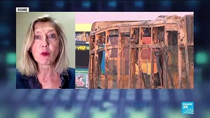 Italy bus with 51 children hijacked and set on fire