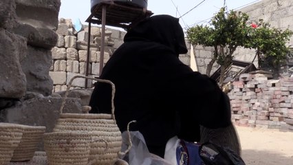 Gazze'de hasırcılık ithal ürünlere karşı yaşlı ellerde direniyor - GAZZE