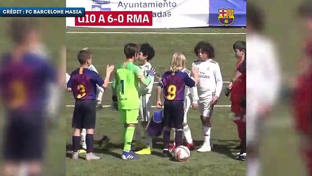 Le FC Barcelone humilie le Real Madrid 6-0 en U10