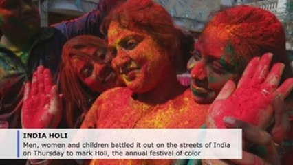 India battles it out with color to mark the annual Holi festival
