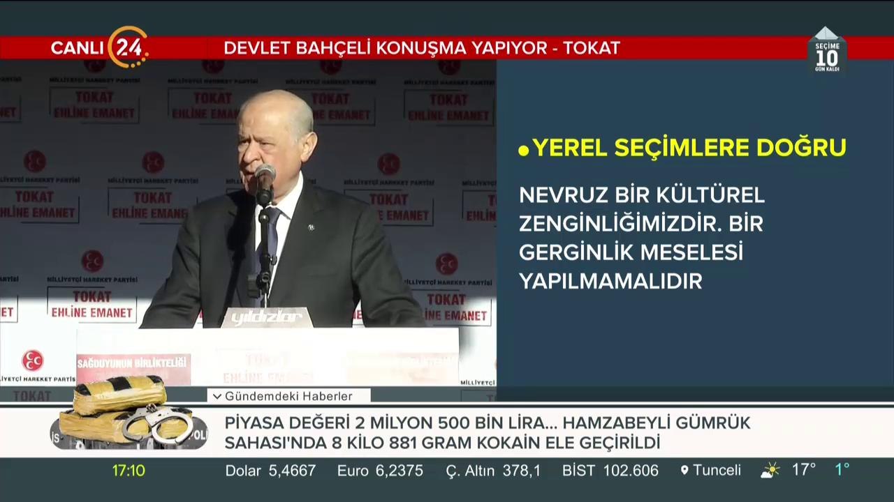 Bahçeli Tokat'ta