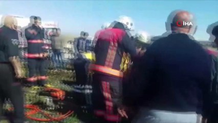 Ölüm kavşağında yine kaza meydana geldi