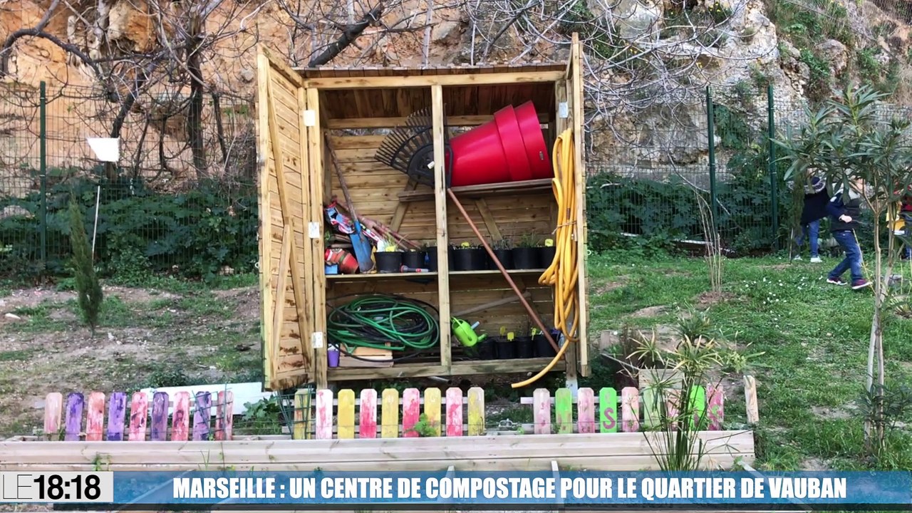 Marseille : un centre de compostage pour le quartier de Vauban