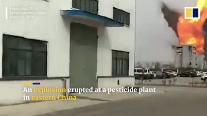 6 dead after explosion at Chinese pesticide plant