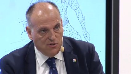 Tebas sobre la Superliga europea: "Estos proyectos de barra de bar hacen mucho daño"