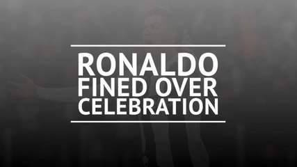 Ronaldo fined but escapes ban for Champions League celebration