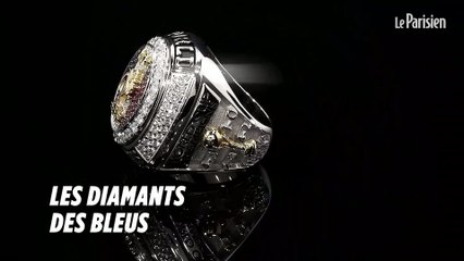 Pogba offre aux Bleus une bague sertie de diamants, rubis et saphirs