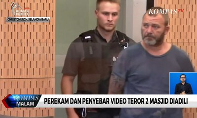 Perekam dan Penyebar Video Teror 2 Masjid di Selandia Baru Diadili