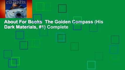 About For Books  The Golden Compass (His Dark Materials, #1) Complete