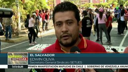 El Salvador: masivas marchas en rechazo a la privatización del agua