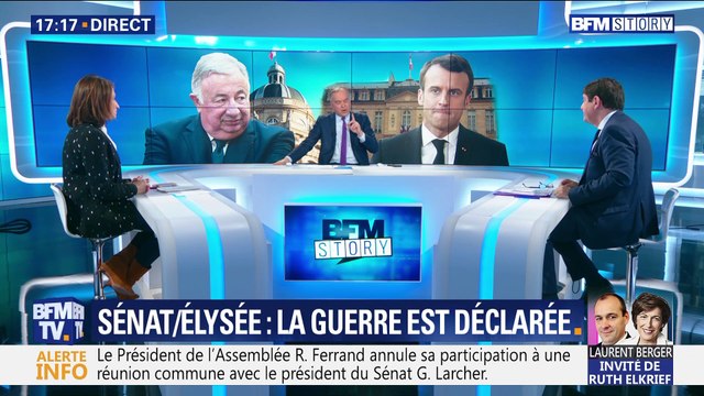 Sénat/Élysée: la guerre est déclarée