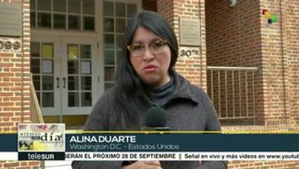 EEUU: activistas defienden embajada venezolana en Washington