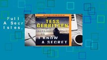 Full version  I Know A Secret (Rizzoli & Isles, #12)  Review