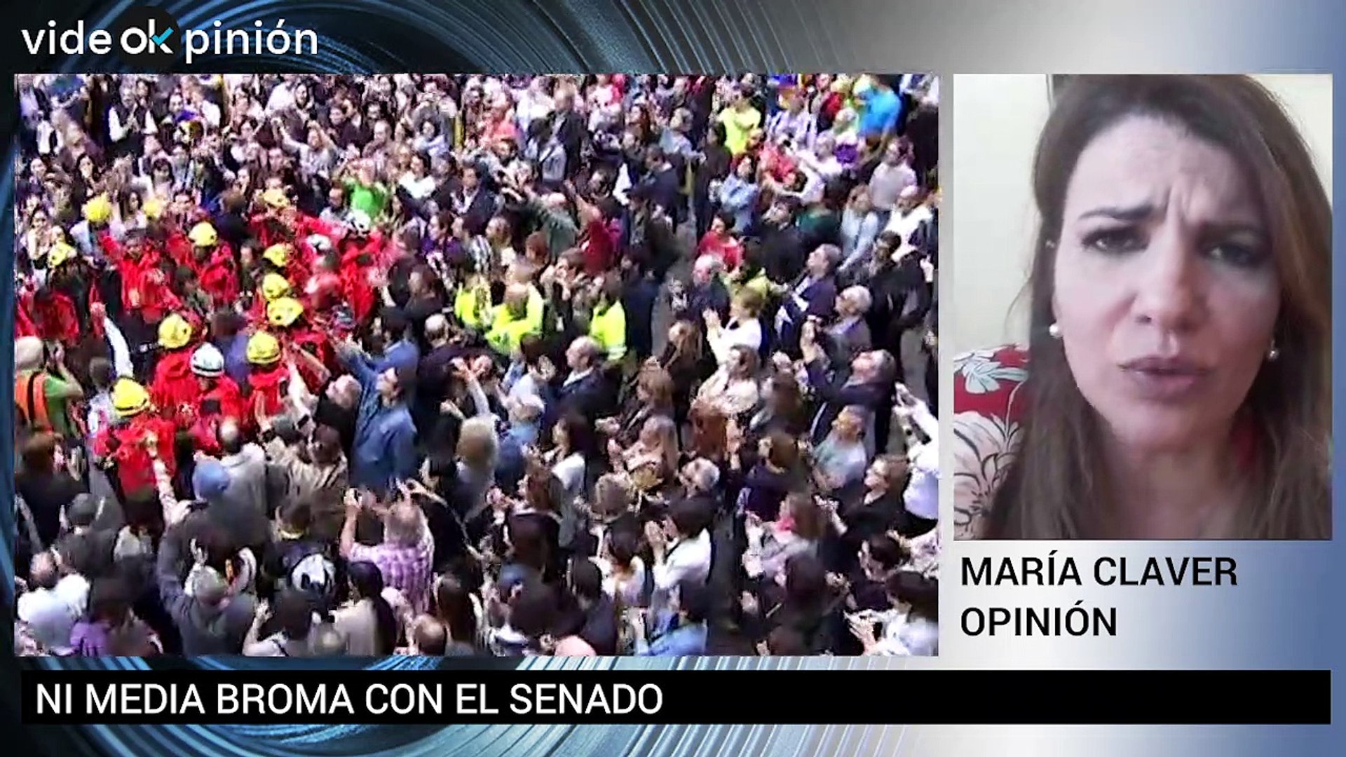 Estúpido Excelente pubertad VideOKpinión María Claver: Ni media broma con el Senado - Vídeo Dailymotion