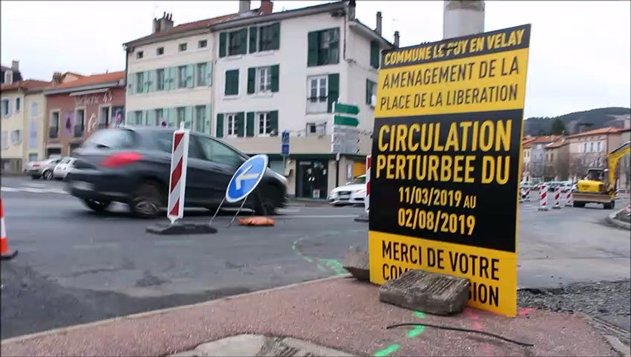 Travaux et perturbations dans le quartier de la Libération au Puy-en-Velay