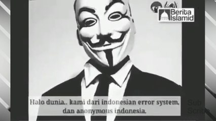 ANONYMOUS INDONESIA MESSAGE ABOUT TRAGEDY IN NEW ZELAND