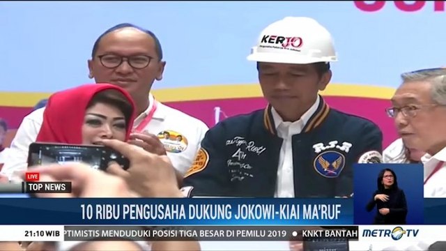 Jokowi Hadiri Deklarasi Dukungan Relawan KerJo