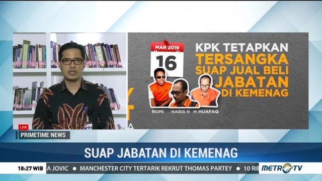 Semua Jabatan di Kemenag Diduga Diurus Melalui Romahurmuziy