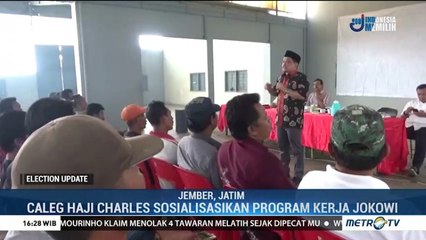 Caleg Haji Charles Sosialisasikan Program Kerja Jokowi ke Petani Tembakau