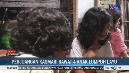 Perjuangan Petani Rawat Empat Anak Penderita Lumpuh Layu