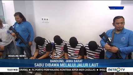 BNNP Jabar Gagalkan Peredaran 20 Kg Sabu