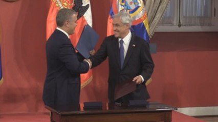 Crisis venezolana centra reunión entre Piñera y Duque