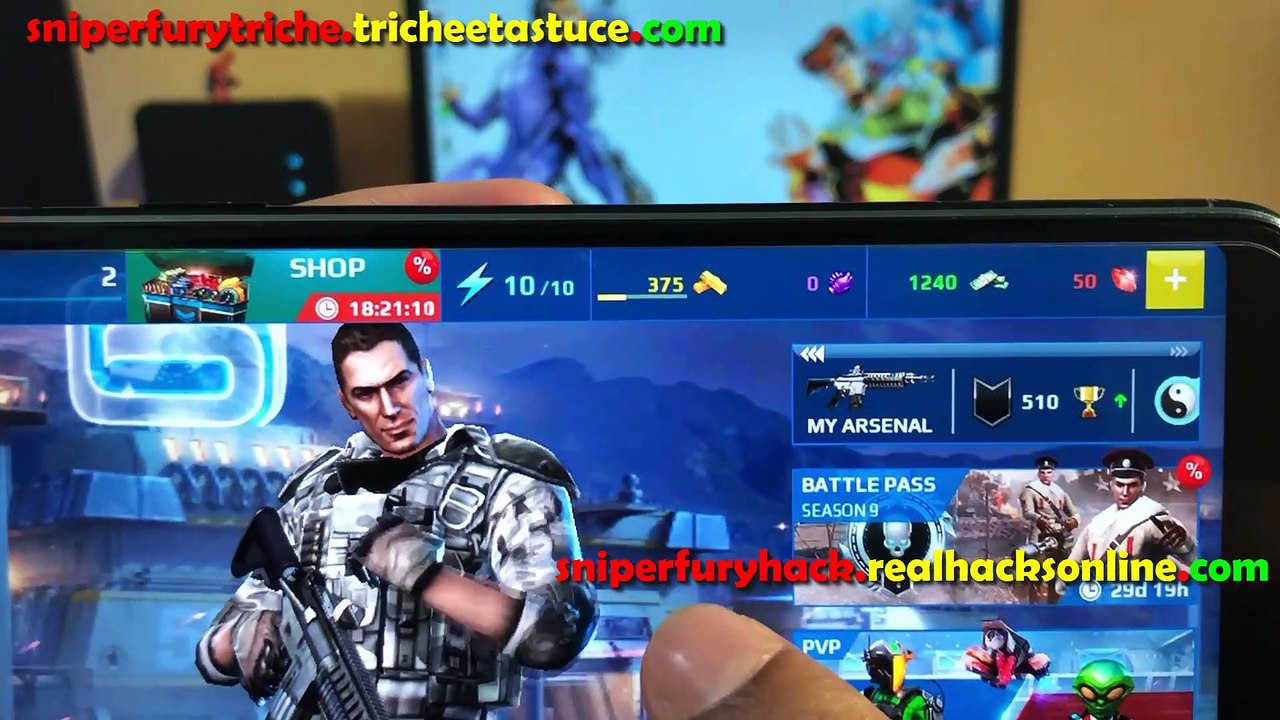 Sniper Fury Triche Astuce – Comment avoir illimité Rubis et Argent sur Sniper Fury