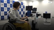 روبوت لمساعدة الأشخاص ذوي الاحتياجات الخاصة خلال الالمبياد