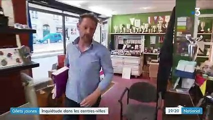 "Gilets jaunes" : inquiétude dans les centres-villes