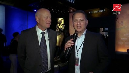 جون نورمان رئيس الشركة المنظمة لمعرض توت عنخ آمون: الفرعون الذهبي له قصة تاريخية "ساحرة"