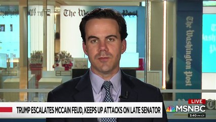 'Because you work for a lunatic!': Wallace explains why the White House is wasting their time talking about McCain