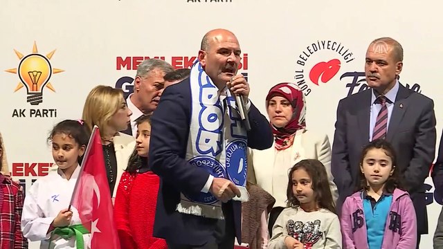 Soylu: 'Bunlar PKK'nın vekilidir. Kendi karakterleri, haysiyetleri söyleyebilecekleri bir tek sözleri yoktur' - MUĞLA